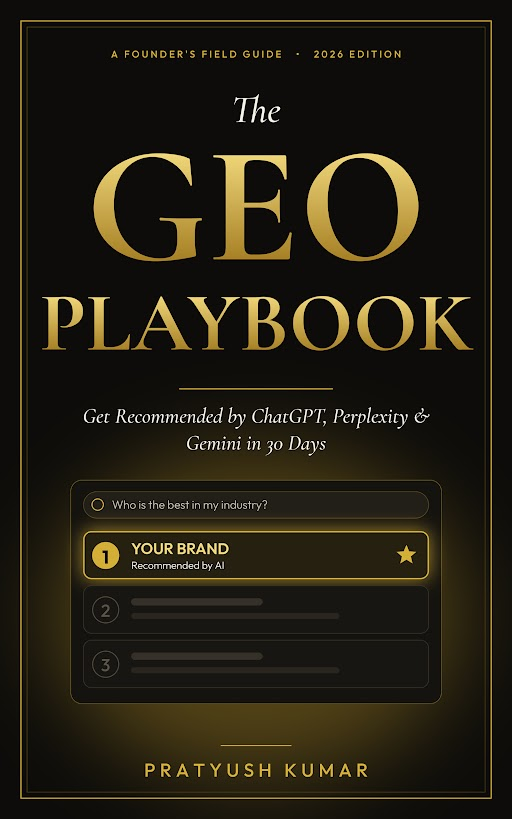The GEO Playbook book cover